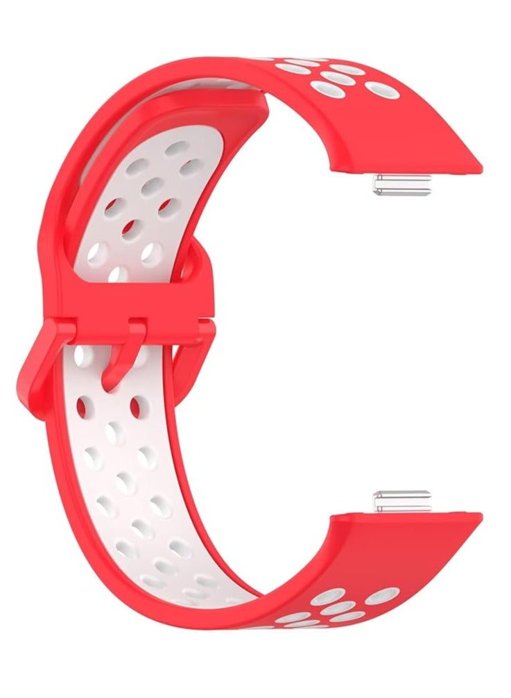 حزام متوافق مع Huawei Watch Fit 3، مقاوم للاهتراء، حزام ساعة بديل من السيليكون لـ Huawei Watch Fit 3. - Image 2