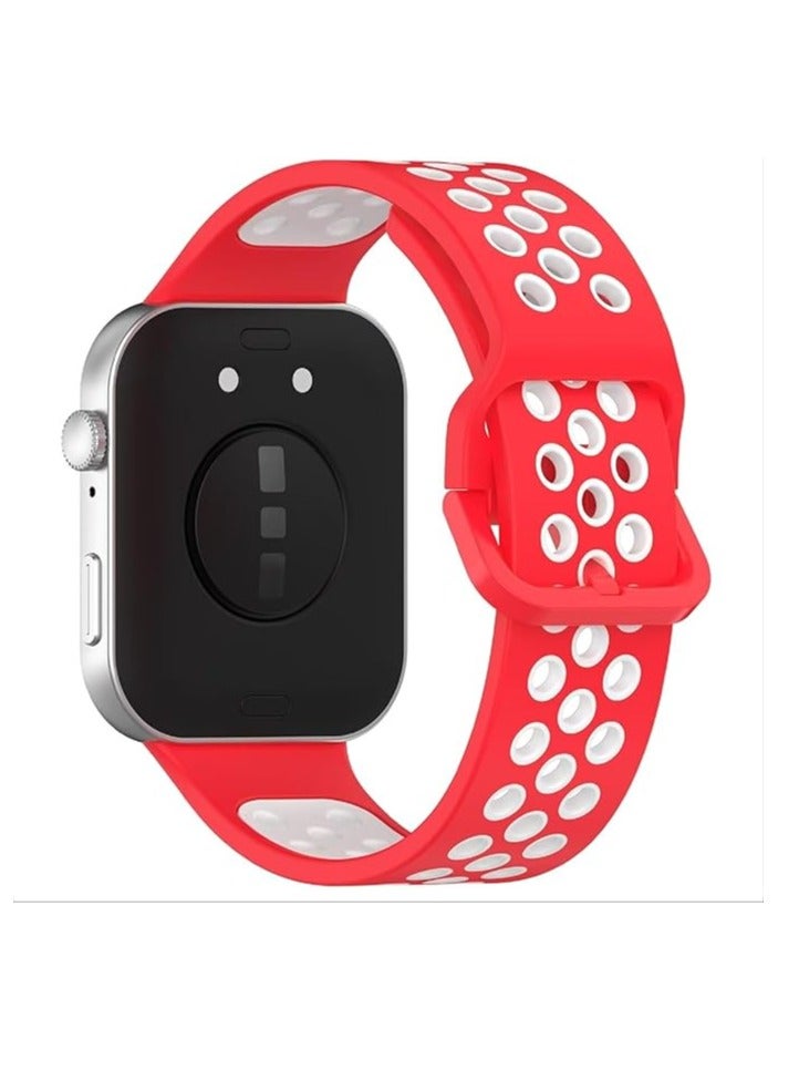 حزام متوافق مع Huawei Watch Fit 3، مقاوم للاهتراء، حزام ساعة بديل من السيليكون لـ Huawei Watch Fit 3. - Image 4