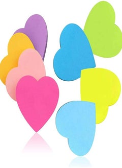 Oasisgalore 8 Pads Heart Sticky Notes  - Image 1