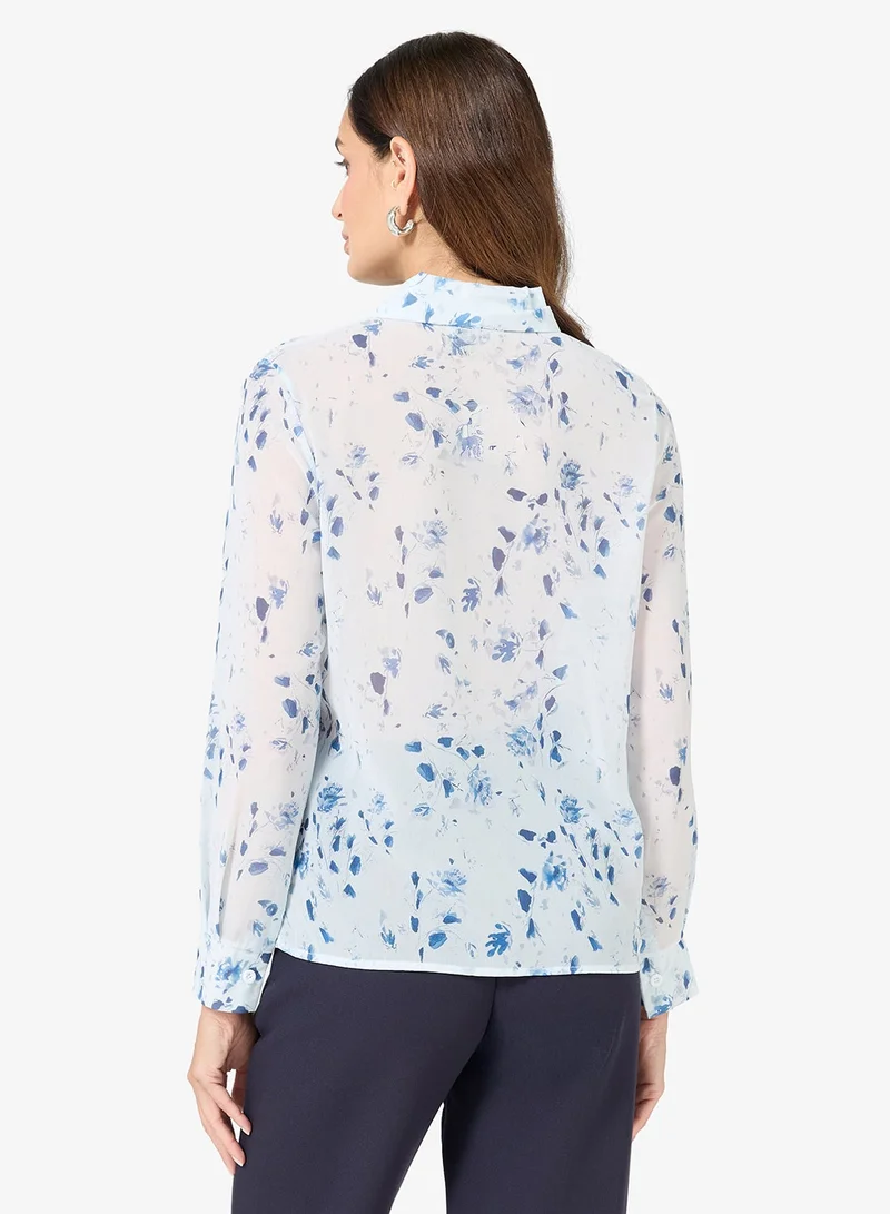 ELLA Ditsy Print Shirt