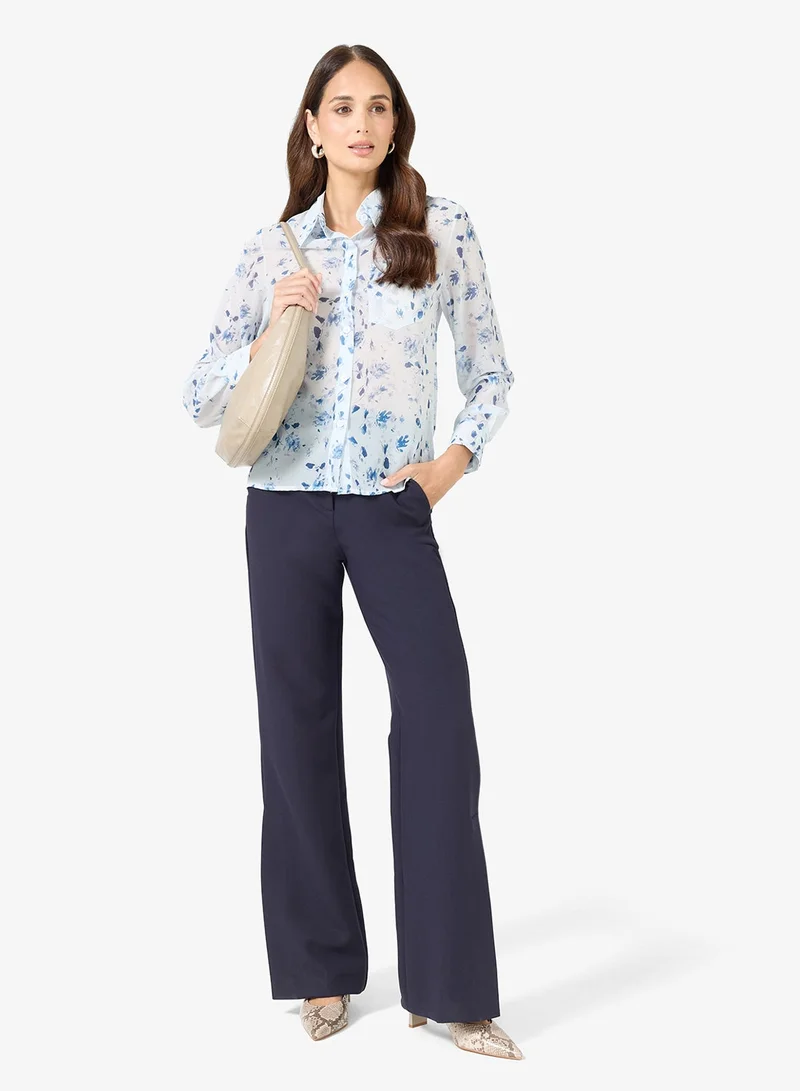 ELLA  Ditsy Print Shirt for Women | Best Price UAE