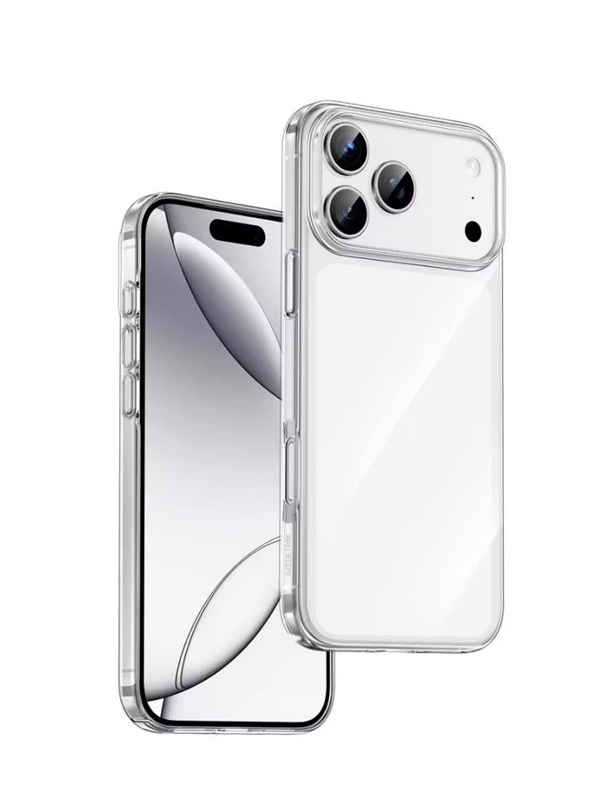 Clear Case for 17 Pro Max, Shockproof Slim Transparent Cover, Anti-Scratch Protective Phone Case with Soft Bumper – Crystal Clear, Compatible with 17 Pro Max