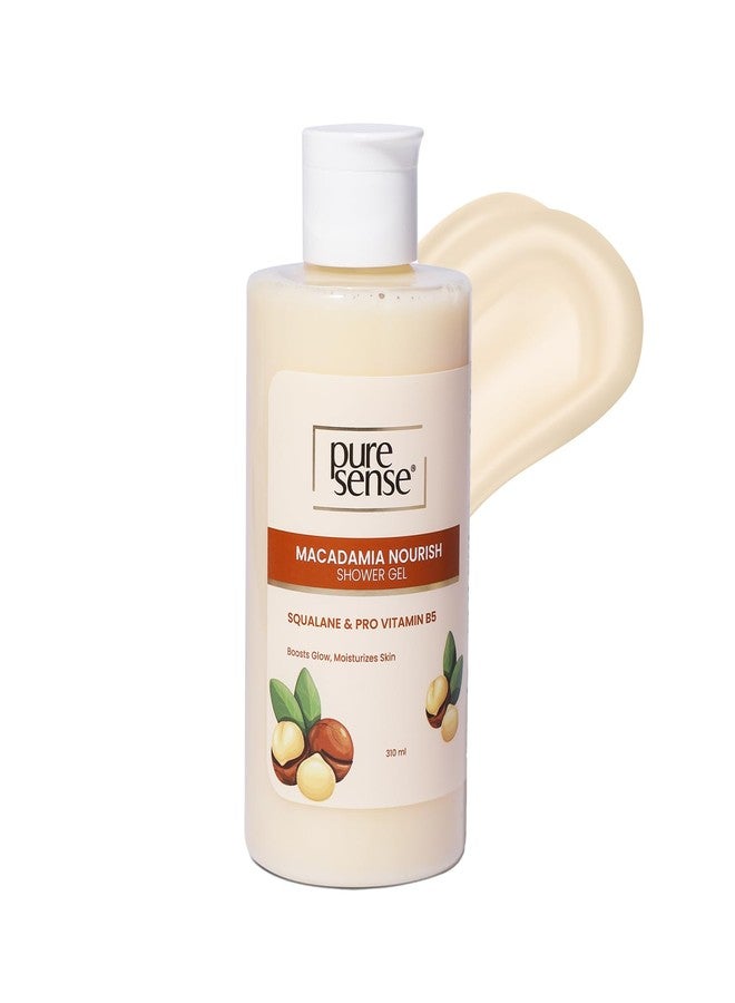 PureSense Macadamia Nourish Body Wash Shower Gel with Niacinamide | Pro Vitamin B5 and Fruit Extracts for Gentle Cleanse | Ultra Moisturizing and Skin Nourishment for Men and Women 310ml - Image 1
