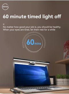 LEOKOR Three Lighting Modes USB LED Desk Lamp E-Reading Computer Monitor Light Bar Task Lamp with Touch Control 50CM  - Image 5