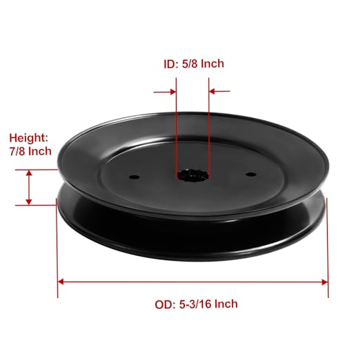 Parts Camp Spindle Pulley for AYPHusqvarnaPoulan 153535 129861 173436 177865 532129861 532173436 532153535 - Image 3