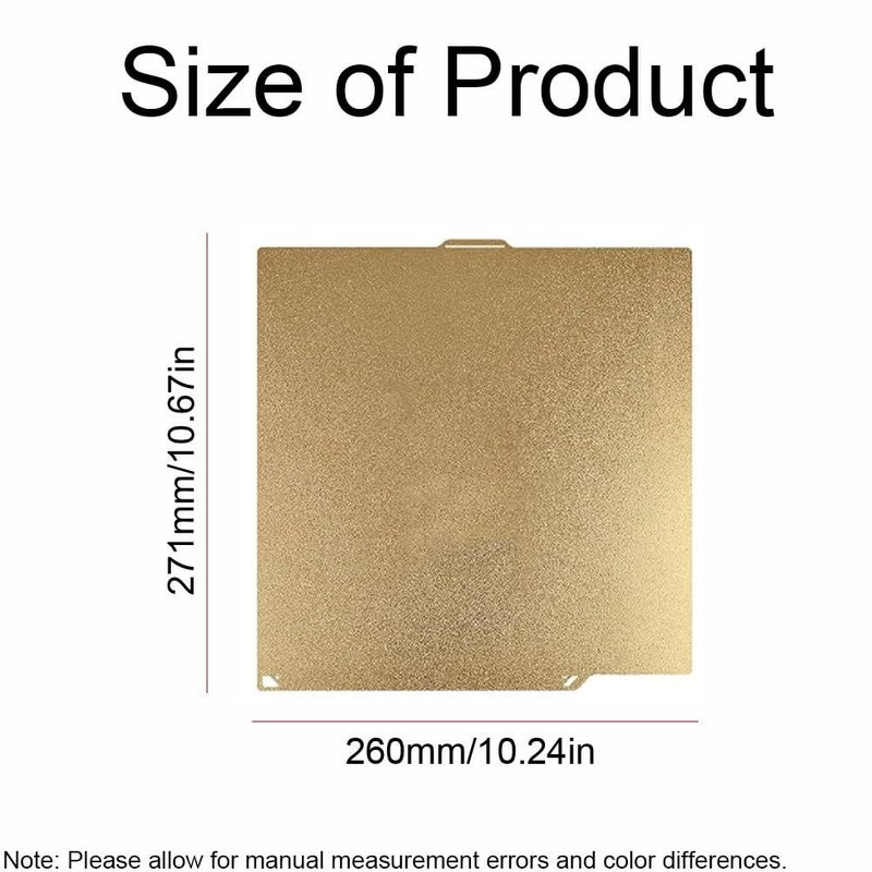 PEO Diamond Shattered Sticker Build Plate 260x271mm Scraper Free 3D Printer Bed - Image 3