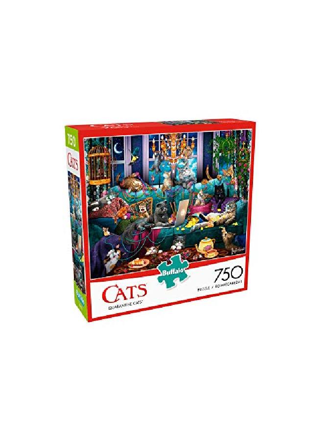 Buffalo Games Quarantine Cats 750 Piece Jigsaw Puzzle - Image 4