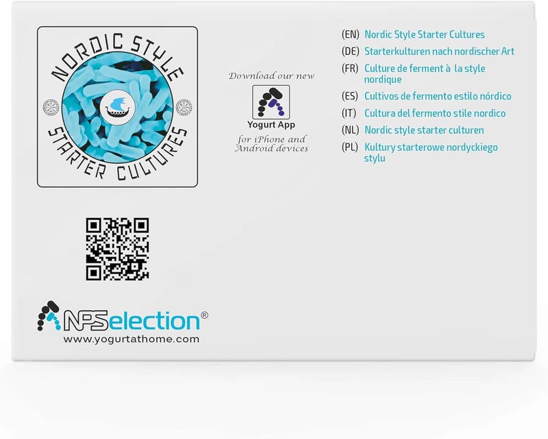 NPSelection Nordic Style Starter Culture for Homemade Yogurt and Dairy Products - Pack of 3 Sachets - Image 2