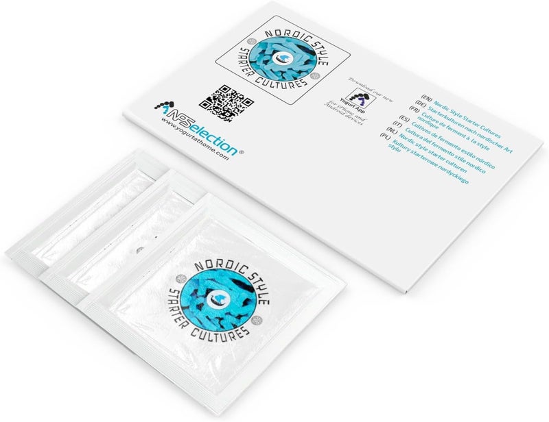 NPSelection Nordic Style Starter Culture for Homemade Yogurt and Dairy Products - Pack of 3 Sachets - Image 3