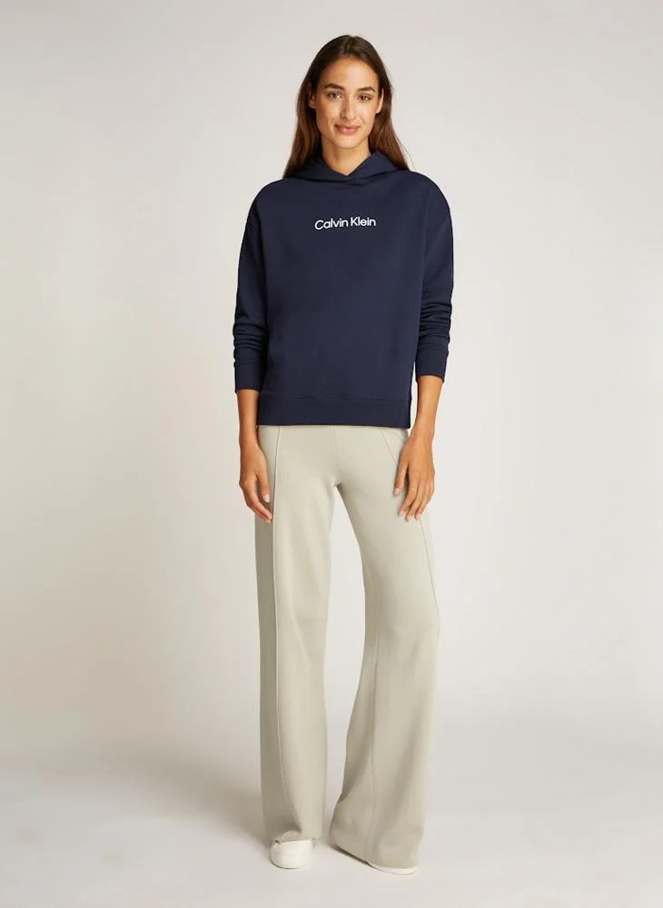 CALVIN KLEIN Logo Drawstring Hoodie