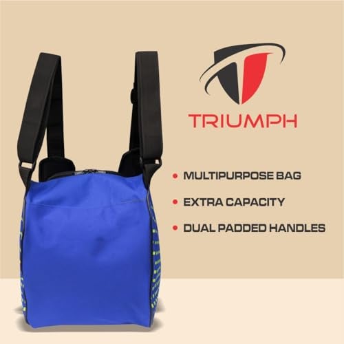 Triumph KB-612 Skating Bag for Only Quad Roller Skates (Royal Blue)(Size 12"x11"x9") - Image 4