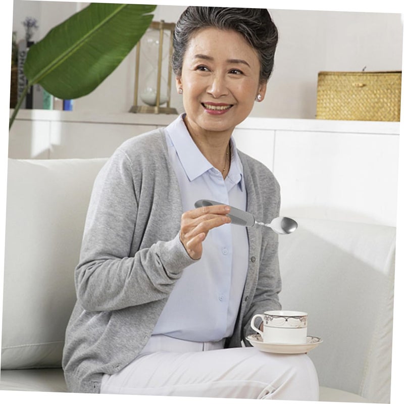 Adaptive Eating Utensils for Elderly and Disabled Easy Grip Silverware Set - Image 4