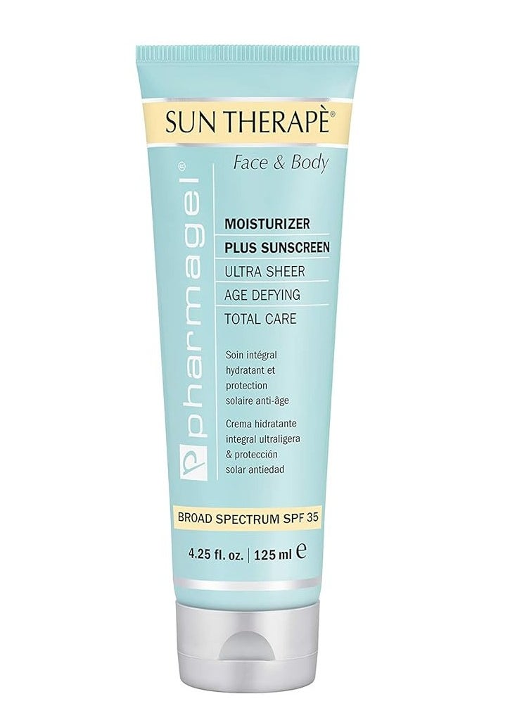 Pharmagel Pharmagel Sun Therape Face & Body Moisturizer with Broad Spectrum SPF 35, 4.25 Ounce  - Image 1