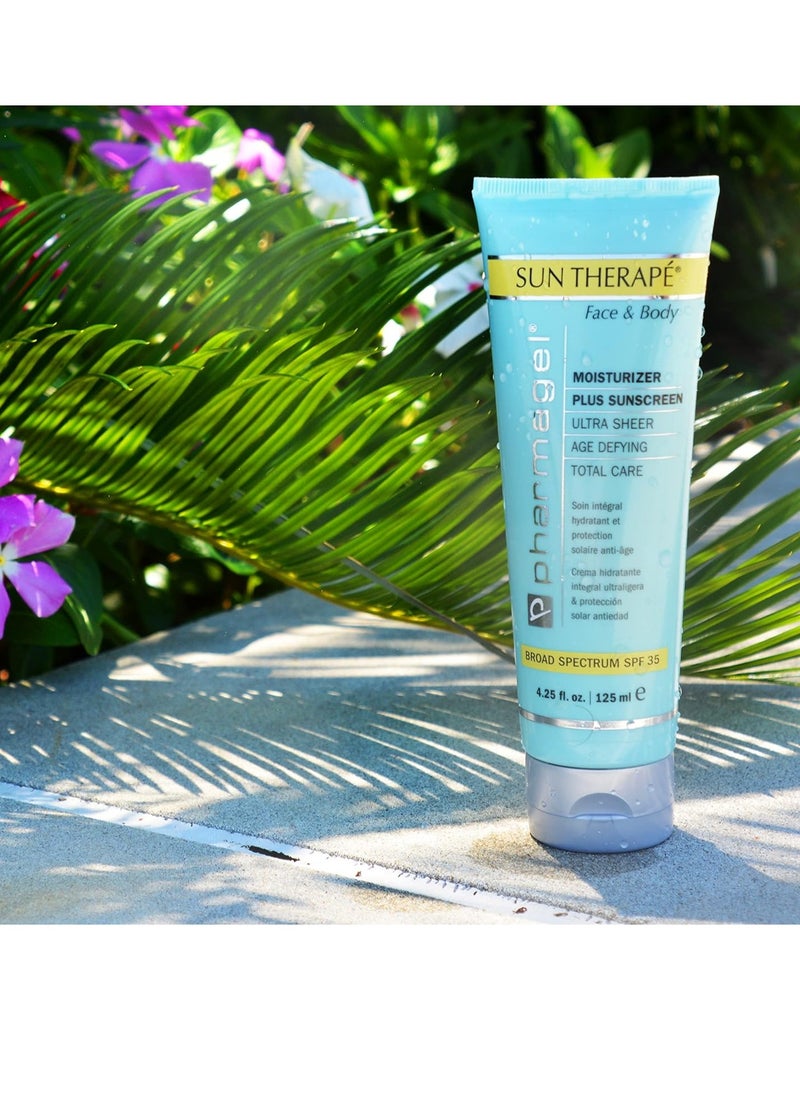 Pharmagel Pharmagel Sun Therape Face & Body Moisturizer with Broad Spectrum SPF 35, 4.25 Ounce  - Image 3
