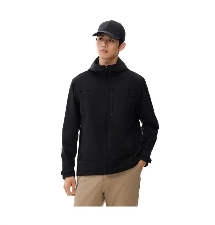 ANTA HydroShield | Waterproof Training Jacket for Men – Lightweight Windbreaker with Hood