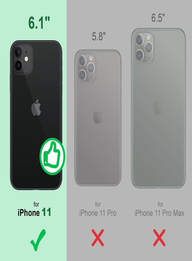 Silverback for iPhone 11 Case, Moving Liquid Holographic Sparkle Glitter Case with Kickstand, Bling Diamond Bumper Ring Stand Slim Protective Apple iPhone 11 6.1'' Case for Girls Women -Purple - Image 2