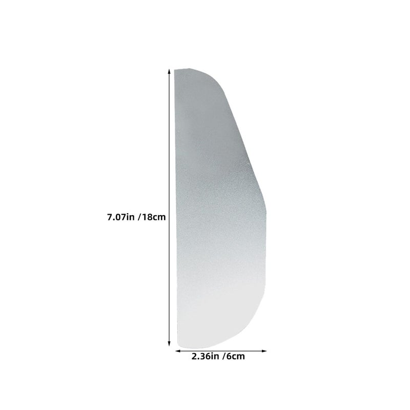 Aluminum Alloy Car Side Mirror Rain Guards 4pcs Set Easy Install Splash Protection - Image 3