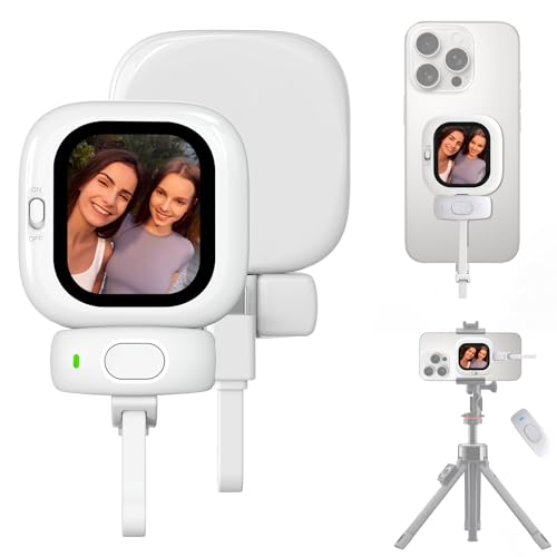 BrexLink Phone Vlog Selfie Monitor Screen, Exclusive Outdoor AMOLED HD Display, Sunlight Visible, Fully Unlock Your iPhone Rear Camera for Vlogging, Recording, and Live Streaming, Compatible with iPhone - Image 1
