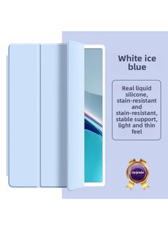Suitable For Huawei Tablet Protective Case Matepad11.5s Protective Case 13.2/11air11.5 "9 Glory M6x-Color:[white Ice Blue] The Surface Cover Has High Suction Power★Resistant To Dirt And Stains★Stable Support★Light And Thin Feel-Applicable Models:Honor Tablet 9 Pro ( 12.1inch )