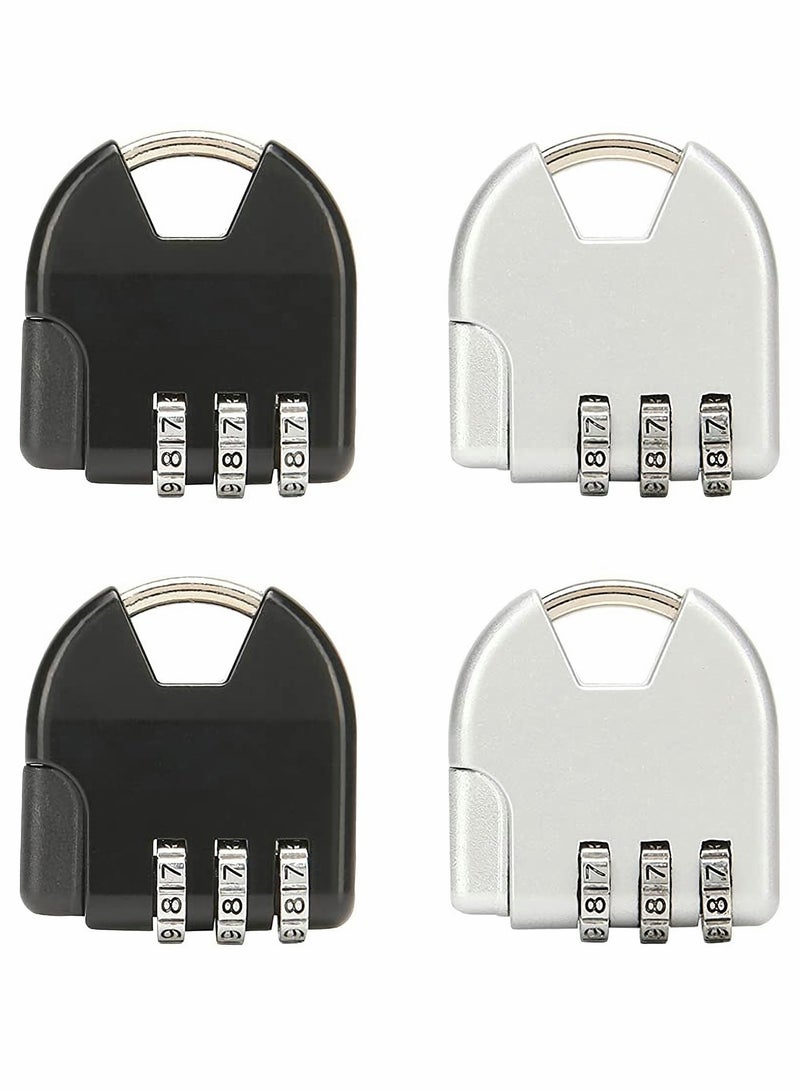 Luggage Locks, 4 Pcs Password Travel Lock - Image 1
