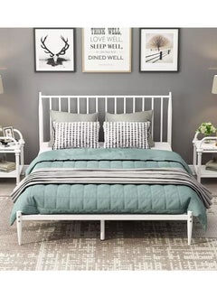 White bed frame 120x200 cms