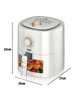 RAF Smart Air Fryer R.5332W 6L 1500W White 6L easy-to-use with digital control panel  - Image 3
