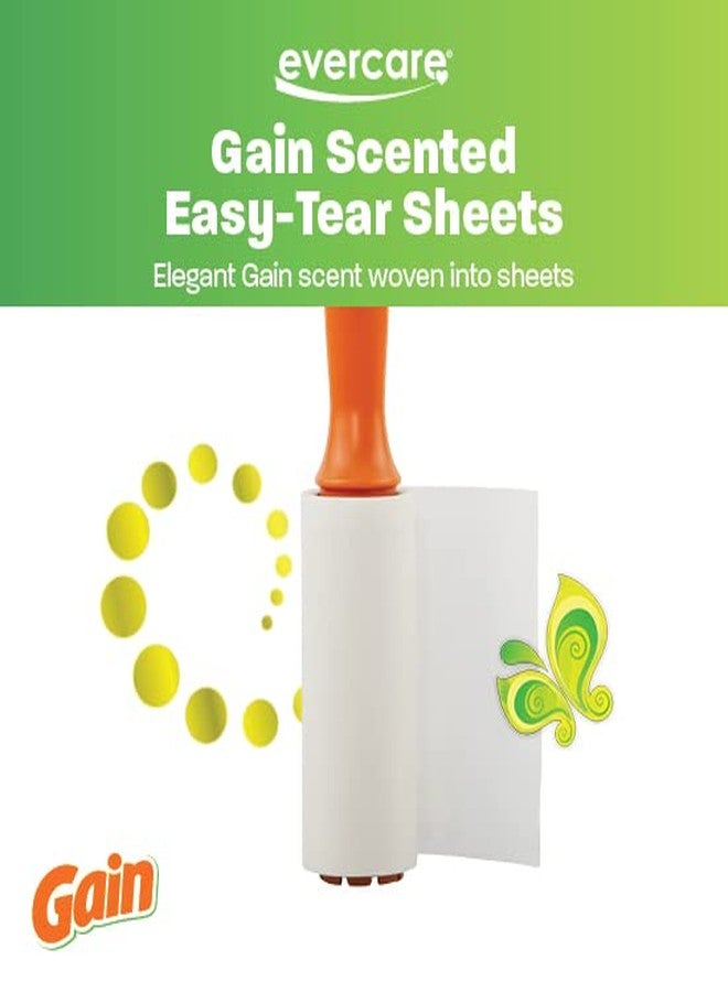 Evercare Pack of 6 Gain Scented All-Purpose Lint Roller Refill Rolls, 60 Sheets Each - Image 3