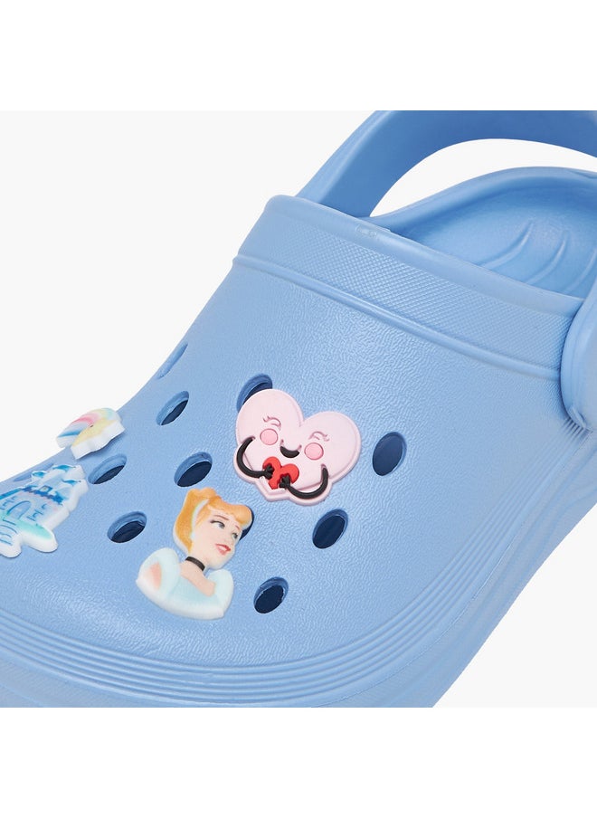 Disney Girls Princess Accent Slip-On Clogs  - Image 3