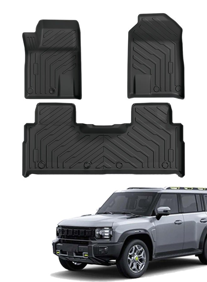 Generic Goodcar is suitable for Jetour T2 hybrid vehicles and gasoline vehicles. 2023-2025 model, 3D custom car mats, all-weather wear-resistant, non-slip.  - Image 1