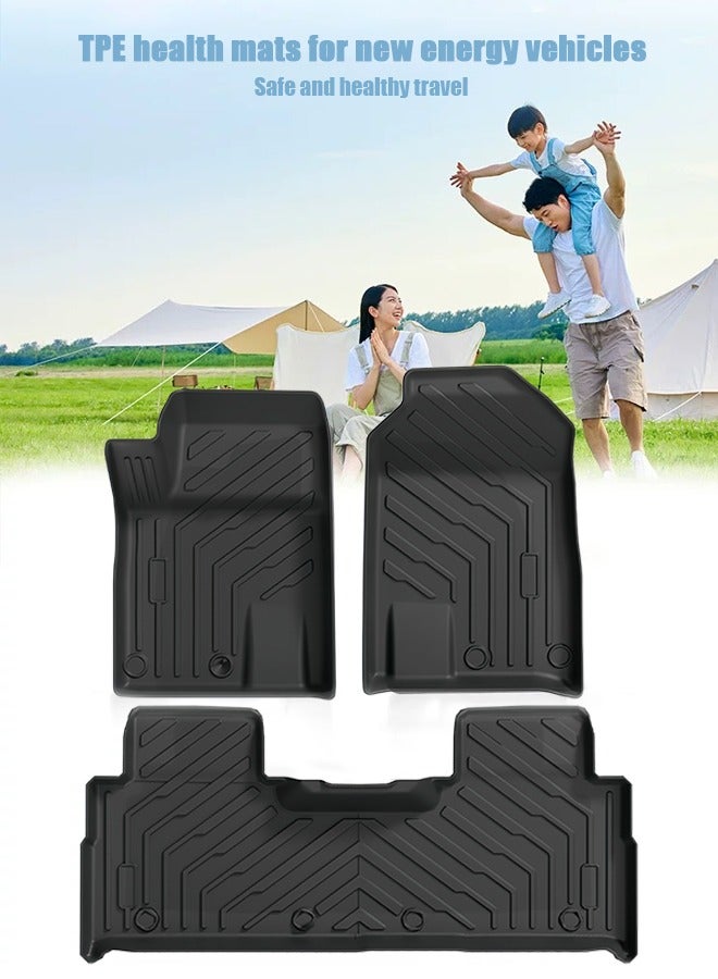 Generic Goodcar is suitable for Jetour T2 hybrid vehicles and gasoline vehicles. 2023-2025 model, 3D custom car mats, all-weather wear-resistant, non-slip.  - Image 4