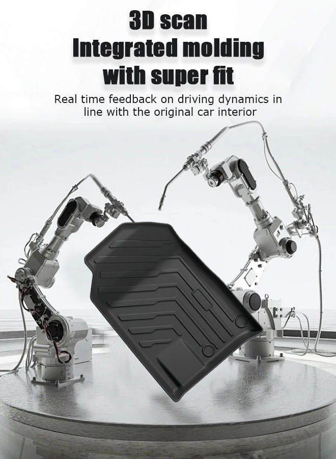 Car floor mats are compatible with Jetour T2, hybrid, and gasoline vehicles. 2023-2025 model year car floor mats, 3D customized car floor mats, all-weather wear-resistant and anti-skid,goodcar - Image 4