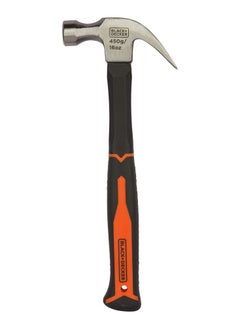BLACK+DECKER Fiber Glass Hammer Handle Claw 16Oz-450G  - Image 1