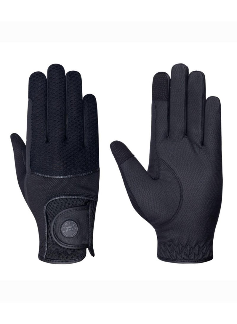 Navy, Syriana Air-tech Performance Riding Gloves for Men and Women