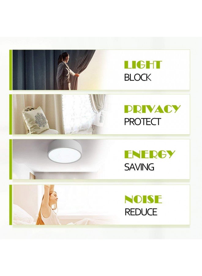 PONY DANCE Door Curtain Panel - Room Darkening Rod Pocket Sliding Glass Door Drapes Privacy Light Block for Front French Door with Bonus Tiebacks, 54 x 72-inch, Biscotti Beige, 1 Piece - Image 4