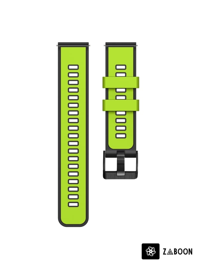 Zaboon Samsung Galaxy Watch 5 Pro 45mm Plain Weave Two-color Silicone Watch Band - Image 2