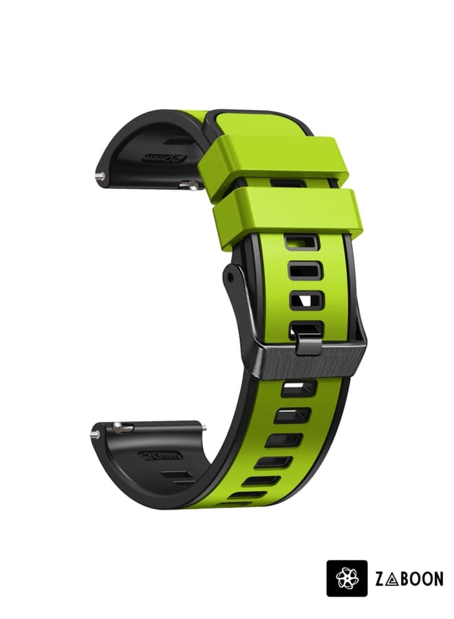 Zaboon Samsung Galaxy Watch 5 Pro 45mm Plain Weave Two-color Silicone Watch Band - Image 3