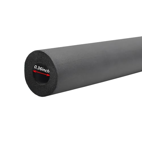 Huntoshon Pipe Insulation Tubing Huntoshon 38 38 Insulated Heat Preservation 6ft Length Handle Grips for AC Unit Exercise Machine Handle and Water Pipes - Image 3