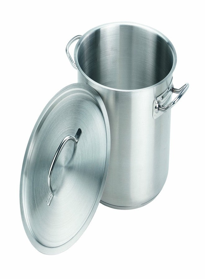Crestware 8-Quart Stainless Steel Stock Pot with Pan Cover