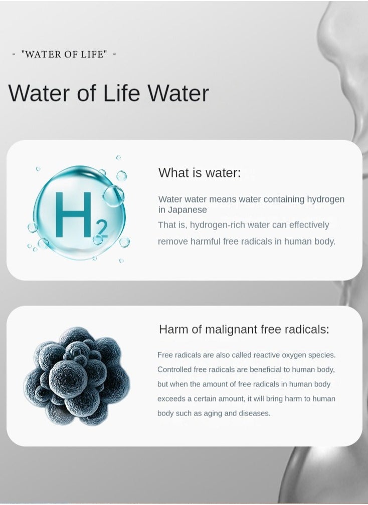 Eivax - Hydrogen Molecule Technology UV Sterilization Hydrogen-rich Bathing Unit  Intelligent Voice Environmentally Durable Hydrogen-rich Skin Beauty Bathing Machine  Remote Control Antioxidant - Image 1