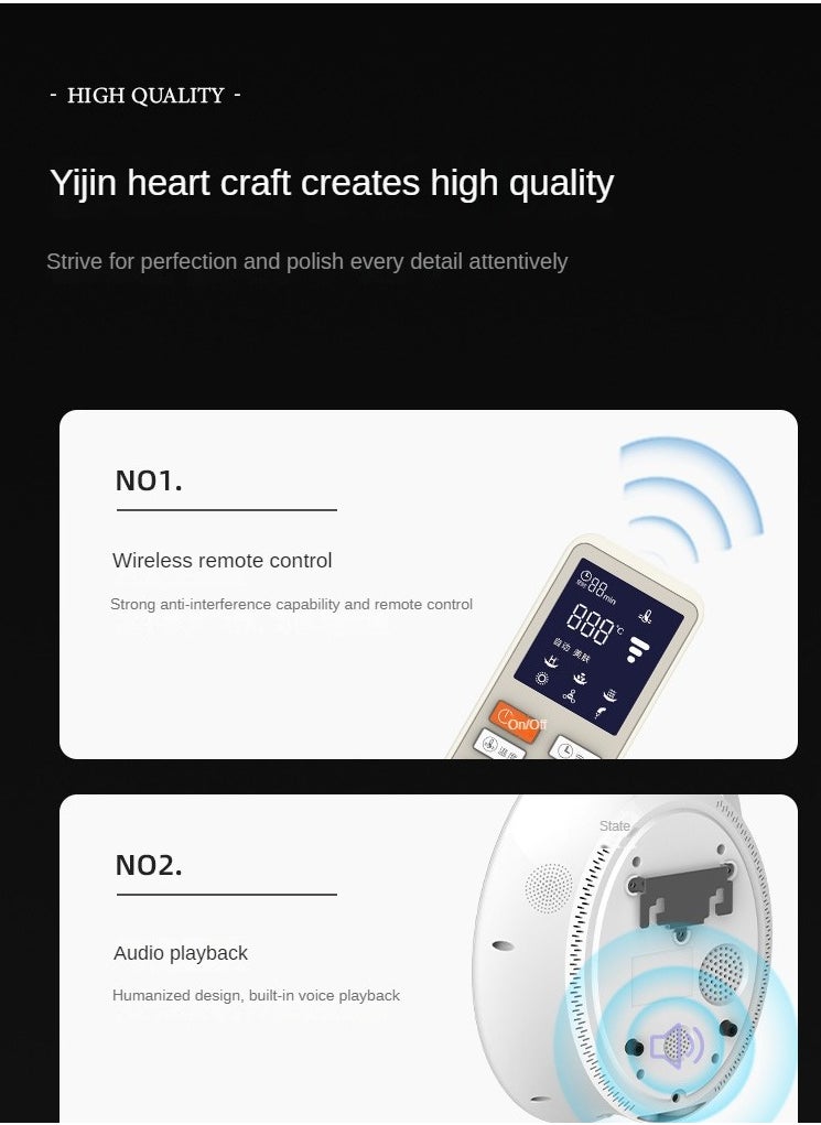 Eivax - Hydrogen Molecule Technology UV Sterilization Hydrogen-rich Bathing Unit  Intelligent Voice Environmentally Durable Hydrogen-rich Skin Beauty Bathing Machine  Remote Control Antioxidant - Image 1