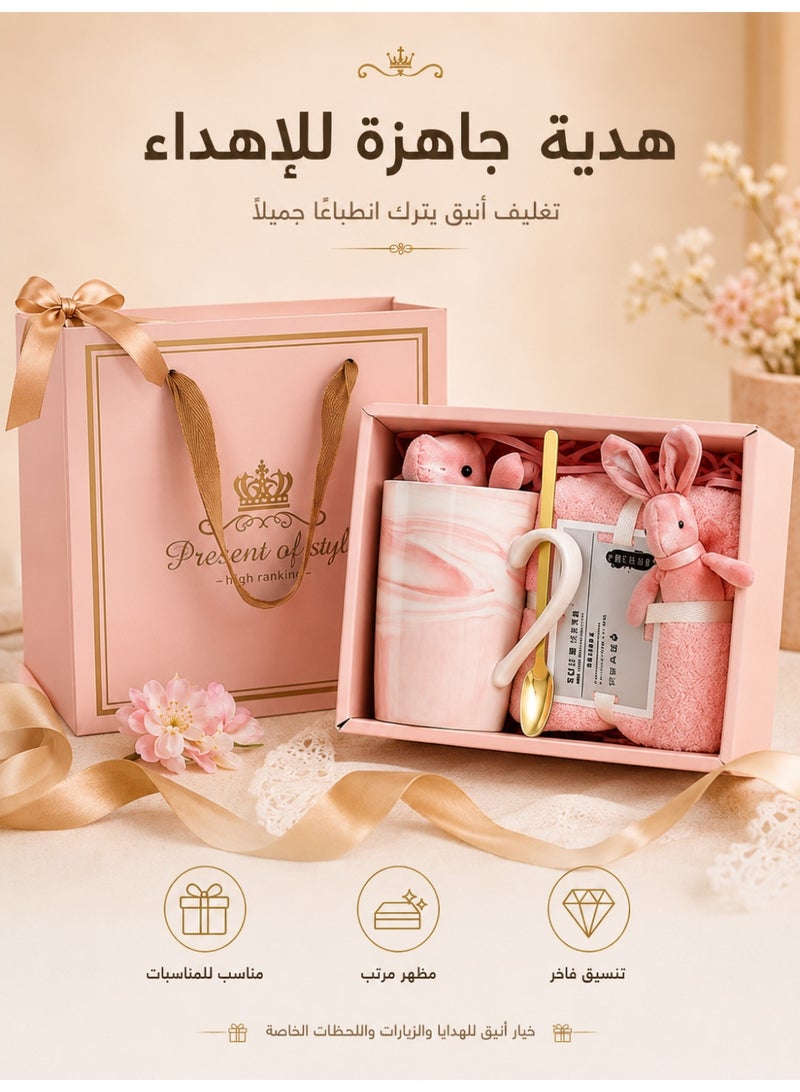 هدايا للسيدات، سلة هدايا عيد ميلاد للنساء والفتيات والصديقات والزوجات، مجموعة هدايا سبا مع صندوق هدايا للأم والأخت، هدية زفاف، هدية ذكرى التخرج للزوجة - Image 2