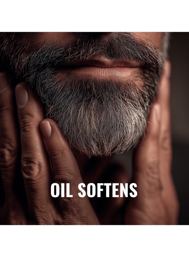 باربارو زيت نمو وتنعيم اللحية من باربارو 30 مل مزيج طبيعي من الأرقطيون والخروع وخشب الصندل والأرغان للحصول على لحية ناعمة وصحية، 30 مل. - Image 5