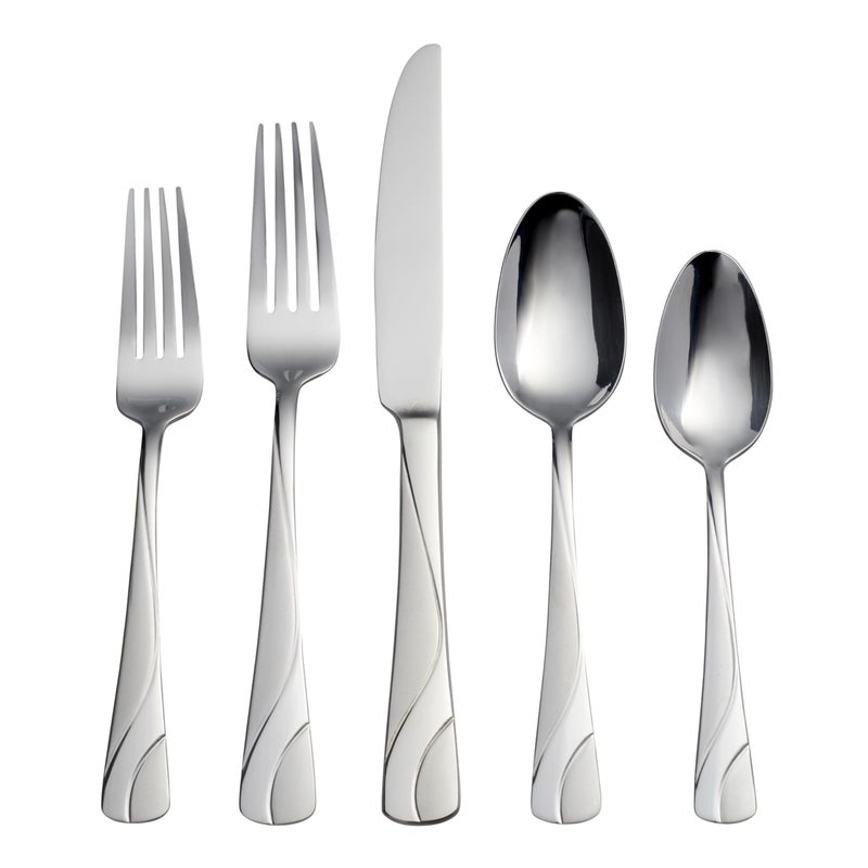Oneida River 20 Piece Everyday Flatware Set Service for 4 180 Stainless Steel