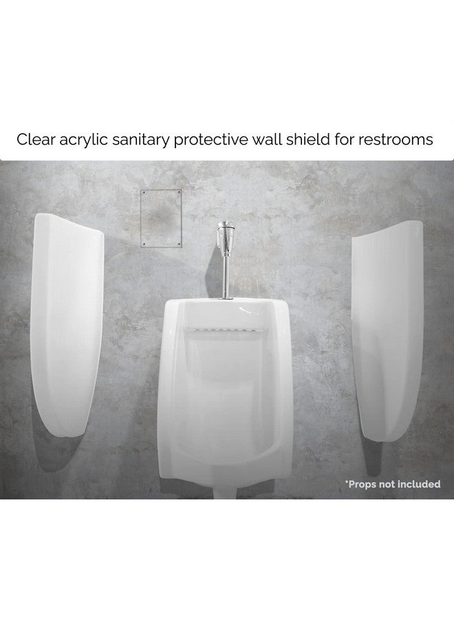 Marketing Holders 4 Pack Clear Acrylic Wall Protector 5/64" Thick with Pre Drilled Holes 5" x 7" Protective Plate Business or Home Use Dirty Hand and Fingerprint Shield by Marketing Holders - Image 4