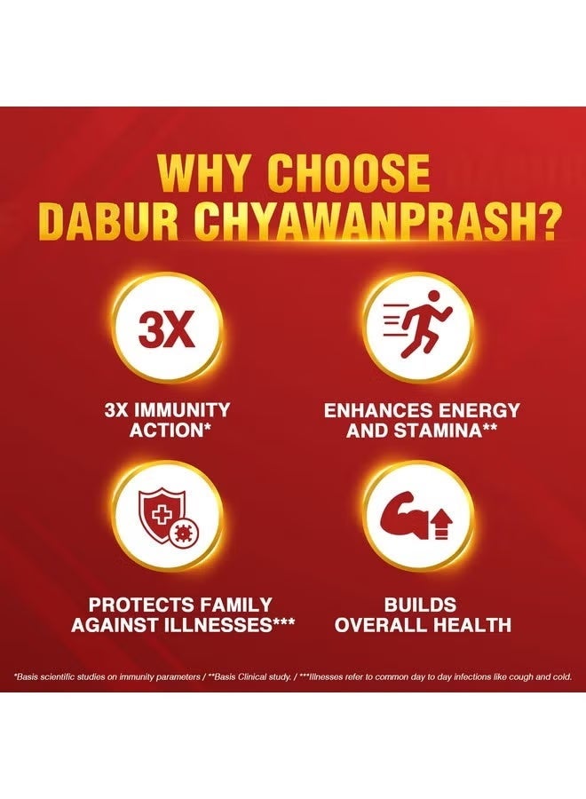 Dap Dabur Chiawanbrash: 2X/3X Immunity, Helps Build Strength and Endurance - 500g - Image 3