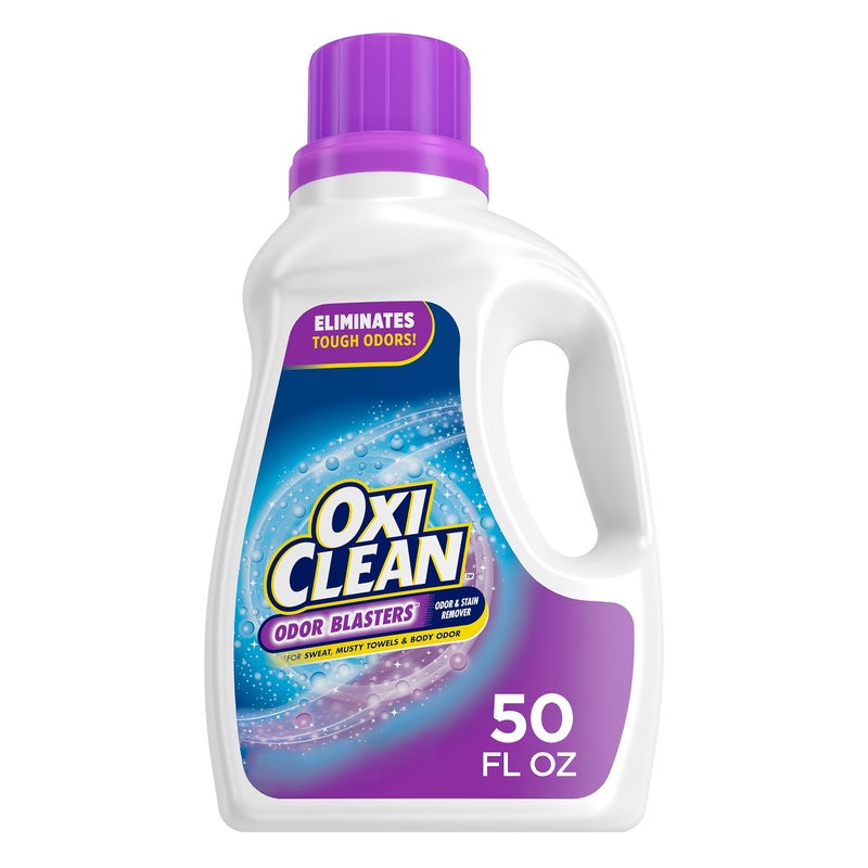 OxiClean Odor Blasters Odor and Stain Remover Laundry Booster Liquid, 50 fl oz - Image 1