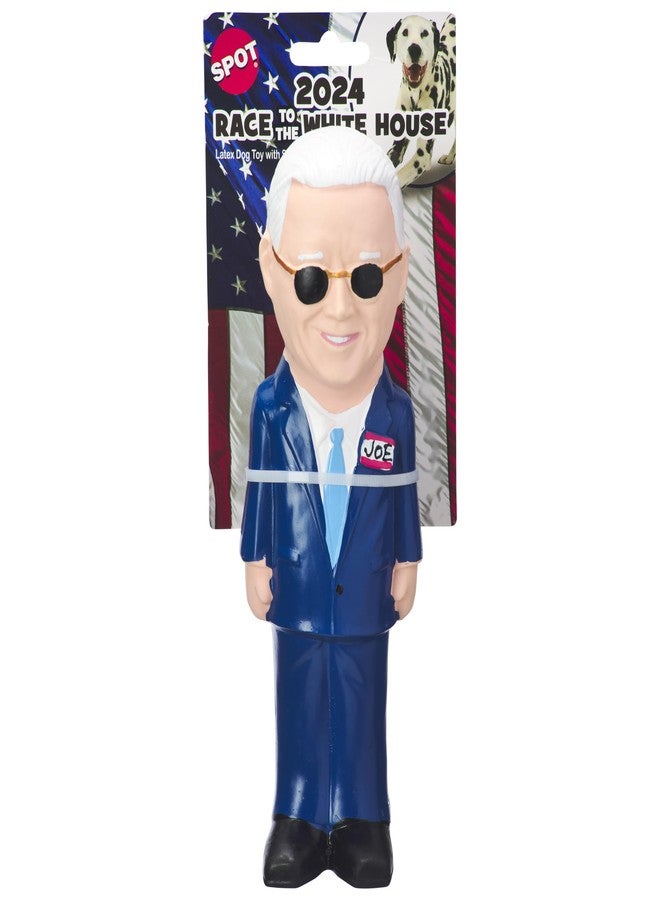 SPOT Latex Candidate Joe, Novelty Political Parody Dog Chew Toy with Squeaker, 8.5 Inches - Image 1