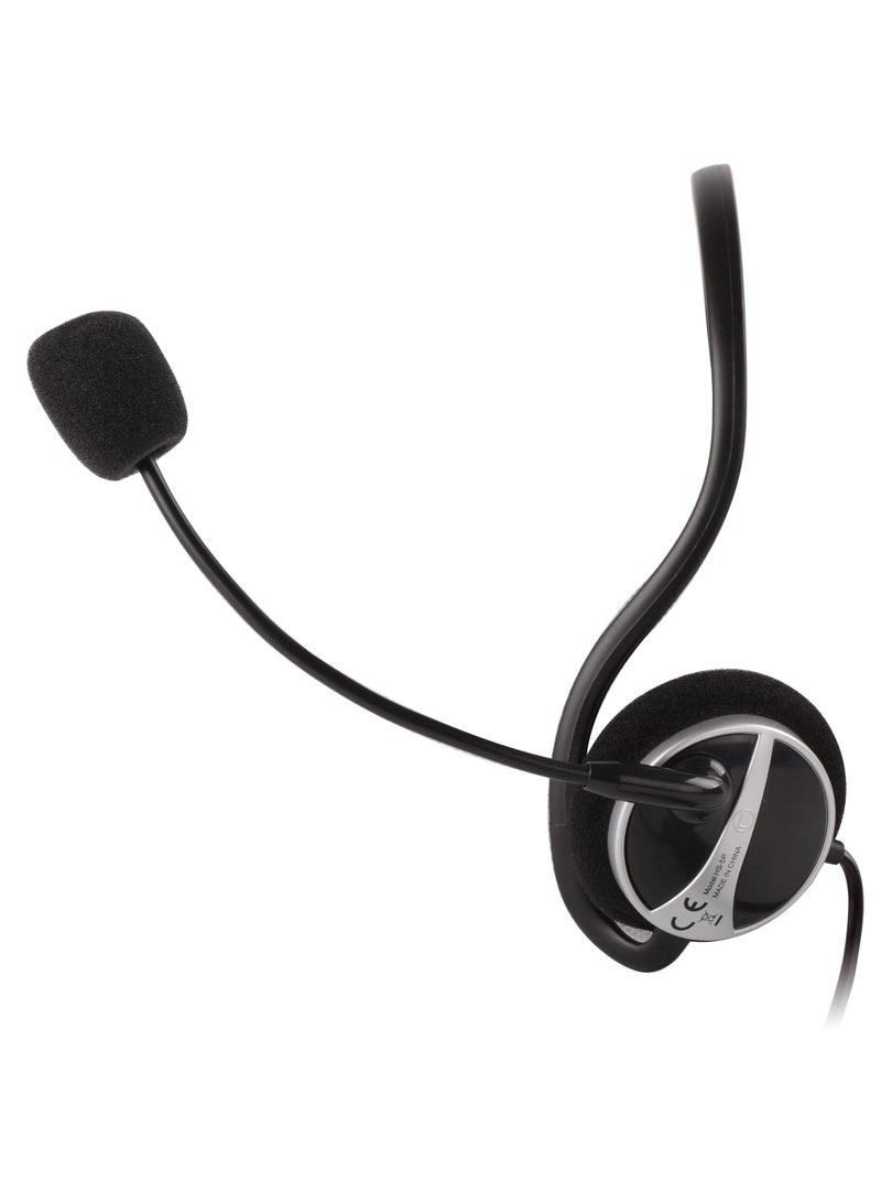A4TECH A4TECH WIRED STEREO HEADSET HS-5P, NOISE CANCELLING MIC, BLACK - Image 3