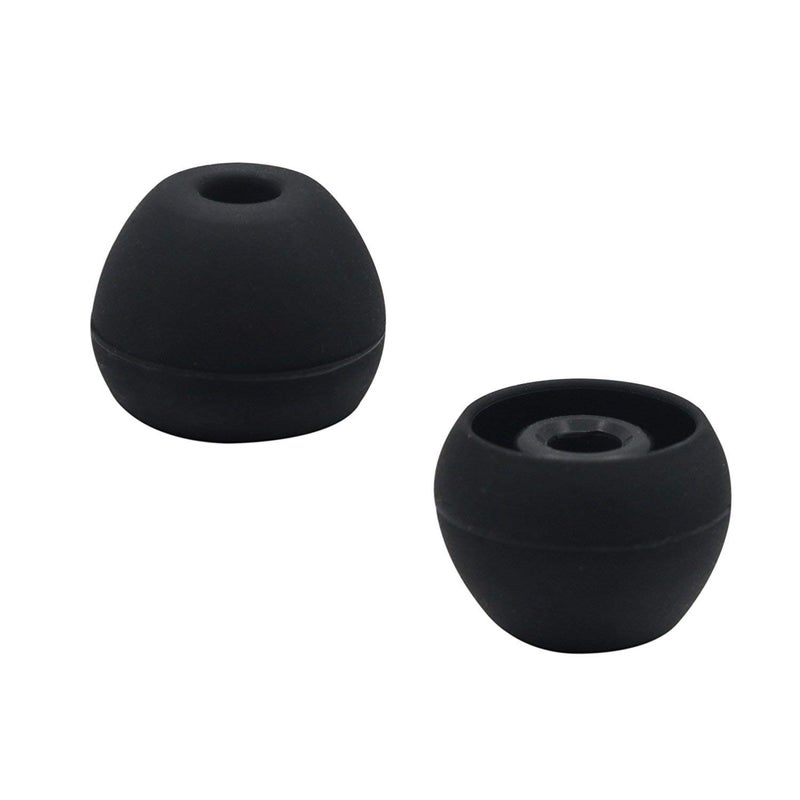 ALXCD Replacement Eartips Silicone Earbuds Buds Set Compatible with Powerbeats Pro, 8 Pairs S/M/L/D 4 Sizes Soft Silicone Earbuds Tips, Compatible with Powerbeats Pro Headphones PB Pro (Black) - Image 4