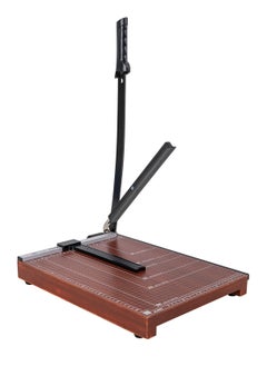 Deli Deli Paper Trimmer, Paper Cutter with Wood Base, 380mmX300mm (E8003)  - Image 3